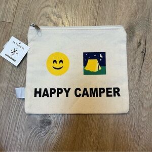LA Trading Co Happy Camper Zipper Pouch